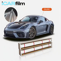 فيلم حماية السيارات PPF بسمك 8.5 مل، شفاف لامع من مادة TPU، مقاوم للاصفرار وقوي الالتصاق لتغليف السيارات