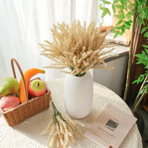 CallaFloral - Espiga de Césped Artificial de Plástico Beige, Estilo INS, Decoración para Bodas y Hogar, Arreglos Florales - Product Image 1