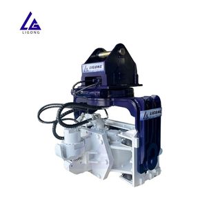 Marteau vibrant inclinable pour excavatrice : Angle réglable pour le battage de pieux, idéal pour l'installation de palplanches inclinées dans les projets de fondations - Product Image 5