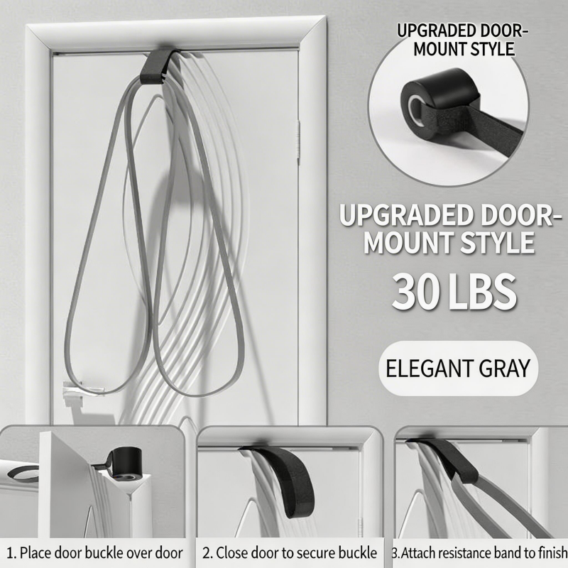 30lb Gentlemen's + Boucle de porte, t Gris 2,1 cm - TPE