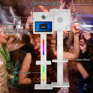 <span class=keywords><strong>Machine</strong></span> de photomaton DSLR carrée tout-en-un |   Écran tactile haute résolution de 15,6 pouces + cadre en métal de qualité <span class=keywords><strong>a</strong></span>éronautique |   Comprend un Flight Case - Product Image 4