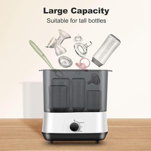 เครื่องนึ่งขวดนมและเครื่องอบผ้ามัลติฟังก์ชั่นแบบลูกบิดเดียว - Product Image 4