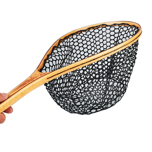 Palmer Xách Tay 56Cm Tay Cầm Bằng Gỗ Scoop <span class=keywords><strong>Net</strong></span> Câu Cá Hạ Cánh <span class=keywords><strong>Net</strong></span> Dòng Cao Su Fly Lưới Đánh Cá - Product Image 3