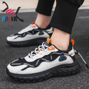 Zapatos Deportivos Casuales de Malla para Hombre, con Suela Gruesa Estilo Neumático, Venta al Por Mayor - Product Image 2