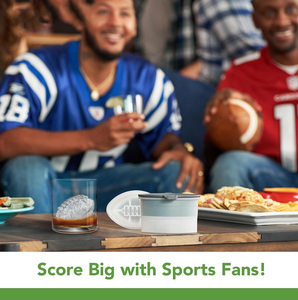 Stampo per Cubetti di Ghiaccio a Forma di Pallone da Calcio in Silicone Grigio Ecologico Economico, Accessorio da Cucina per Alimenti - Product Image 5