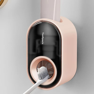 Dispensador automático de pasta de dientes de 1 pieza para montar en la pared, a prueba de polvo, soporte de limpieza para el hogar, para baño, venta al por mayor - Product Image 6