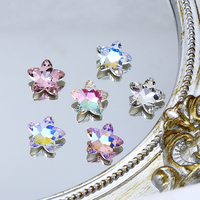 K9 perles à coudre en cristal strass forme de fleur 3D Nail Art bijoux de vêtements vente en gros de pierres fantaisie point arrière pratique pour le bricolage
