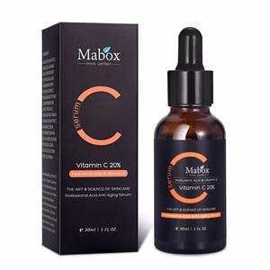 Sérum Clareador de Vitamina C Mabox com Ácido Hialurônico <span class=keywords><strong>e</strong></span> Vitamina <span class=keywords><strong>E</strong></span> - Sérum Orgânico Anti-Envelhecimento para Tratamento Facial <span class=keywords><strong>e</strong></span> dos Olhos 30ML - Product Image 6