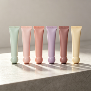 ODM Tubo de Plástico Vacío Personalizado de Alta Gama con Tapa Esférica Redonda para Crema de Manos y Cuidado de la Piel, Embalaje Cosmético de Lujo - Product Image 1