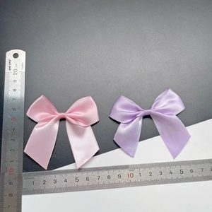 Bestking Polyester Handmade Nhỏ Tươi Màu Đỏ Hoa Ribbon <span class=keywords><strong>Bow</strong></span> Phụ Kiện Căng Vòng Giáng Sinh Sinh Nhật Mũ Hoa - Product Image 2