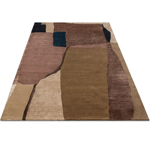 Tapis persan en laine et soie de qualité export, tufté à la main, lavable, antidérapant, avec support en PVC premium - Product Image 1