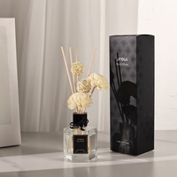 Diffuseur de parfum d'ambiance haut de gamme avec bouteille en verre, design artistique purifiant l'air pour chambre à coucher, idéal pour les cadeaux de fêtes