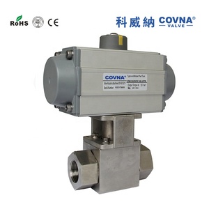 COVNA Válvula de Bola Neumática de Acero Inoxidable de Alta Presión de 2 Vías y 25 mm, Roscada, 3000 PSI / 5000 PSI / 6000 PSI, HK-58-G 5000 PSI - Product Image 5