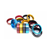 Entretoise de VTT, entretoise de casque de vélo, entretoise colorée en alliage d'aluminium CNC, 10 mm