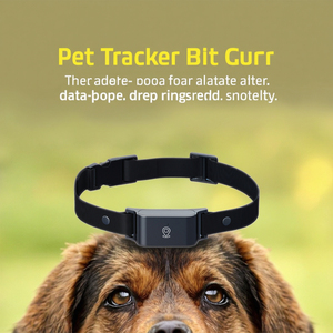 必須アイテム！ペット用GPSトラッカー首輪、4G LTEリアルタイム位置追跡、スマートヘルスアクティビティトラッカー、ハイキング用防水仕様 - Product Image 3