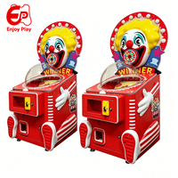 Machine de jeu Cabinet Clown Lollipop, distributeur de bonbons intelligent à double compteur, à monnayeur, pour centre de jeux