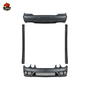 Kit Carrozzeria Completo AMG (Paraurti Anteriore <span class=keywords><strong>e</strong></span> Posteriore, Minigonne Laterali) per <span class=keywords><strong>Mercedes</strong></span> <span class=keywords><strong>Benz</strong></span> Classe <span class=keywords><strong>E</strong></span> W211 - Aggiornamento a E63 - Prezzo di Fabbrica - Product Image 6