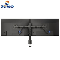 Support d'écran de bureau de type C-clamp (110 mm) inclinable et réglable en hauteur, support d'écran fourni par l'usine ZENO M622