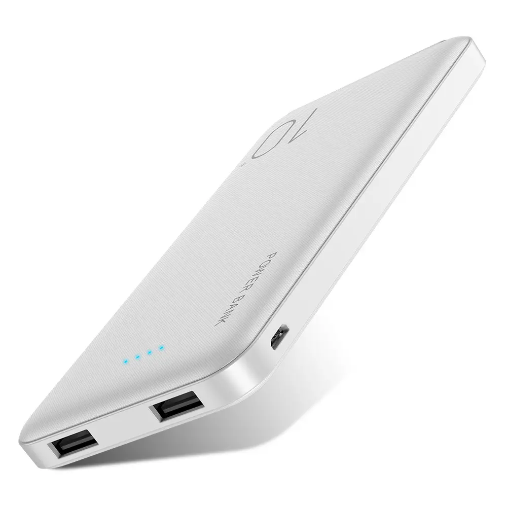 FLOVEME 10000mAh External Battery High Capacity Power Bank Ultra Slim Portable Charger For IPhone Xiaomi Powerbank