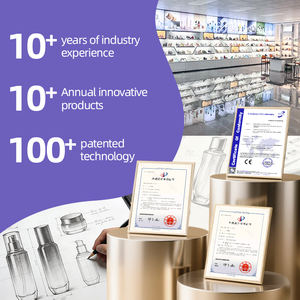 ขวดครีมหรูหราสีตามสั่ง ขนาด 50 กรัม ขวดทรงกระบอก 30/50/<span class=keywords><strong>100</strong></span>/120 มล. พร้อมฝาลายคลื่น ขวดโลชั่นแบบมีปั๊มสำหรับเซรั่มและน้ำมัน - Product Image 5