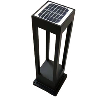 SOFIT Alüminyum Park Direği Akıllı Çim Güneş Enerjili Led Panel Bahçe Lambası Su Geçirmez IP65 Dış Mekan Dekoratif 3500K Sıcak Beyaz 5m²