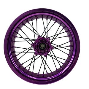 Exc SXF SX XC 17นิ้วชุดล้อ supermoto สีม่วง CNC ชุดล้ออลูมิเนียมขอบ125cc <span class=keywords><strong>250cc</strong></span> 350cc 450cc 530cc - Product Image 5