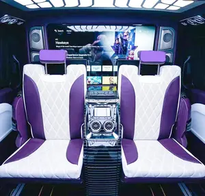 VIP Auto Luxury Van Custom Interior TV Car bar partición de asiento plegable para Mercedes Benz Vito W447 Vclass Metris