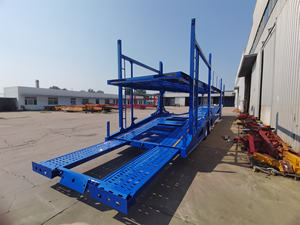 Semirremolque portador de coche <span class=keywords><strong>cerrado</strong></span> de 3 ejes Material de acero Exportación a Rusia para uso en talleres de coches - Product Image 5