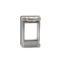 JIAHUI Boîte de distribution JH-CC02 Fenêtre transparente Disjoncteur Housse de protection Interrupteur visuel IP67 Étanche à la poussière PC