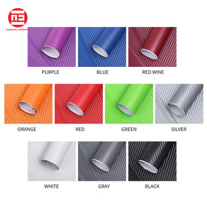 Bán Buôn Đen Sợi Carbon Xe Bọc Phim Bong Bóng Khí Miễn Phí 3D Carbon Fiber Xe Bọc Cho Thân Xe Trang Trí - Product Image 4