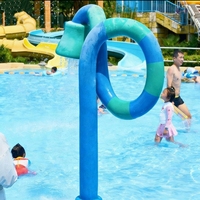 Parc aquatique, jeux d'eau pour enfants, jeux de pulvérisation d'eau en fibre de verre, jouets d'extérieur, piscine à domicile et à l'école, installations de divertissement