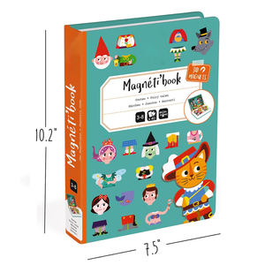 Jigsaw Magneti Book Story Book 40PC Juego educativo magnético fomenta las habilidades motoras y la imaginación adecuada <span class=keywords><strong>para</strong></span> niños de 3 años - Product Image 6