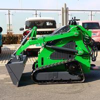 Chargeur compact hydraulique Dingo 4x4 de 300 kg, fabrication chinoise, attache rapide, pour la construction