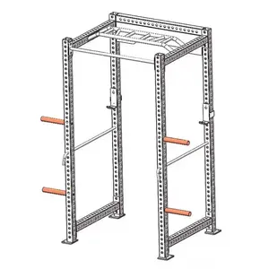 Indoor Fitness geräte Smith Machine Power Kunden Design Squat Rack mit Kabeln zur Gewichts reduktion