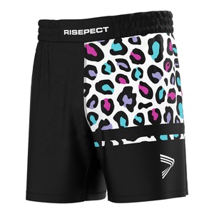 Shorts de Lucha Gladiador para Hombre, Cintura Alta, MMA, Nailon - Product Image 1