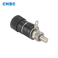 Terminal de liaison isolé en cuivre, Terminal de haut-parleur, station de liaison Audio à ressort, pièces de 4mm 20A