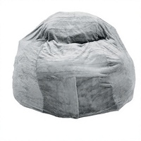 Housse de pouf moelleuse et douce pour canapé de salon, sans rembourrage, pour chambre à coucher