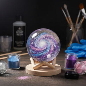 LEQU Polvo de Mica Camaleón de 10 Colores, Pigmento que Cambia de Color para Manualidades, Pintura y Cosméticos - Product Image 4