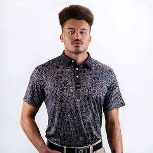 Camisetas de Golf de Diseño Personalizado de Alta Calidad al por Mayor, Logotipo OEM Impreso, Patrón Sublimado, Secado Rápido, Corte Ajustado, Camiseta de Golf Extra Grande - Product Image 1