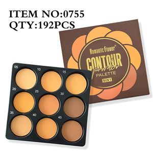Palette de correcteur crème 9 couleurs, couvrance totale, <span class=keywords><strong>kit</strong></span> de maquillage modulable pour corriger les cernes et usage professionnel - Product Image 2