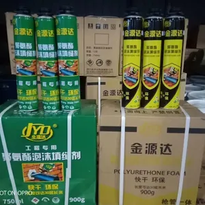 JYD 2020 胶粘剂聚氨酯建筑 pu 泡沫喷雾制造商聚氨酯泡沫密封胶