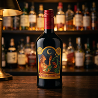 Liqueur au chocolat Distilleria Strega Premium 0,70 L, boîte de 6 bouteilles, qualité 17,0, Italie, prêt à être expédié