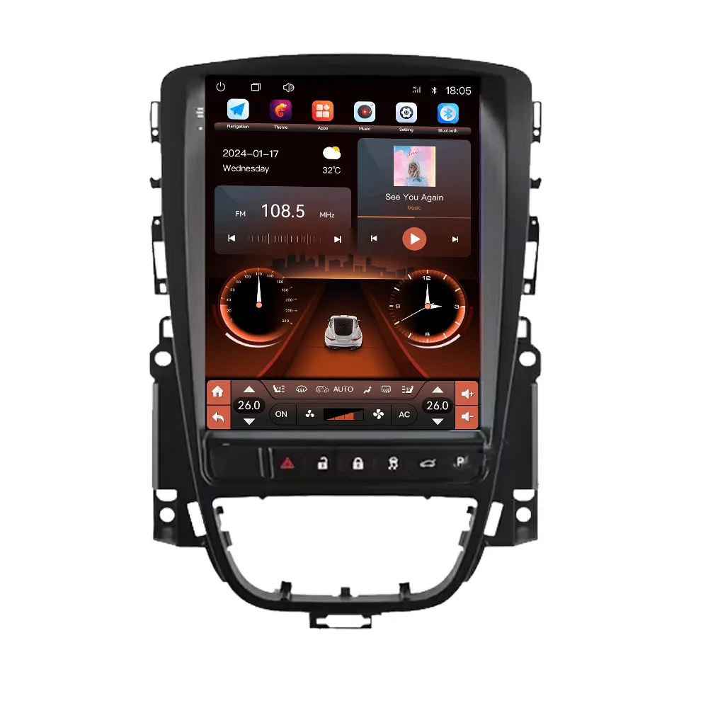Radio estéreo para coche Android 13 DE 10,4 pulgadas, reproductor de vídeo, reproductor de coche, navegación Multimedia para Old Excelle XT 2009-2014