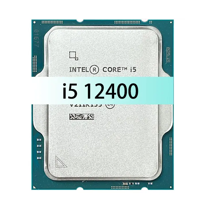 LGA1700 CPUs for Intel Core i5-12400 i5 12400 2.5 GHz 6-Core 12-Thread CPU Processor 10NM L3=18M 65W new no cooler