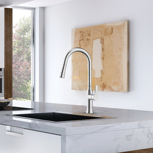 中国プルダウンキッチン蛇口<span class=keywords><strong>304</strong></span>ステンレススチールロングネック316ブラシ仕上げシングルホール回転可能メッキタップホテル - Product Image 3