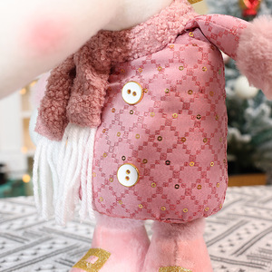 Long Leg Christmas Plush Doll Snowman Santa Claus Christmas Doll Standing Plush Toy for <b>Holiday</b> Winter Home Decoration - Product Image 5