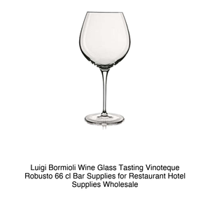 Copa de Vino Luigi Bormioli para Degustación, Vinoteca Robusto 66 cl, Artículos de Bar para Restaurantes, Suministros para Hoteles, Venta al por Mayor - Product Image 2
