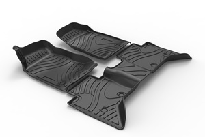 <span class=keywords><strong>Pick</strong></span> <span class=keywords><strong>Up</strong></span> impermeable duradero respetuoso con el medio ambiente inodoro TPE 3D alfombrillas de coche uso para <span class=keywords><strong>Chevrolet</strong></span> COLORADO S10 2012-2019 - Product Image 2