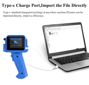 Printer Inkjet Genggam Cerdas 12.7Mm, Cepat Kering, Portabel, dan Terbaru untuk Label Barcode, Tanggal, Plastik, dan Karton - Product Image 3