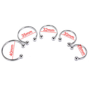 Кольцо для пениса из нержавеющей стали, стимулирующие взрослые товары для мужчин, секс-игрушки, металлическое кольцо, секс-игрушки для мужчин, задержка эякуляции - Product Image 2